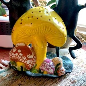 Vintage mushroom decor